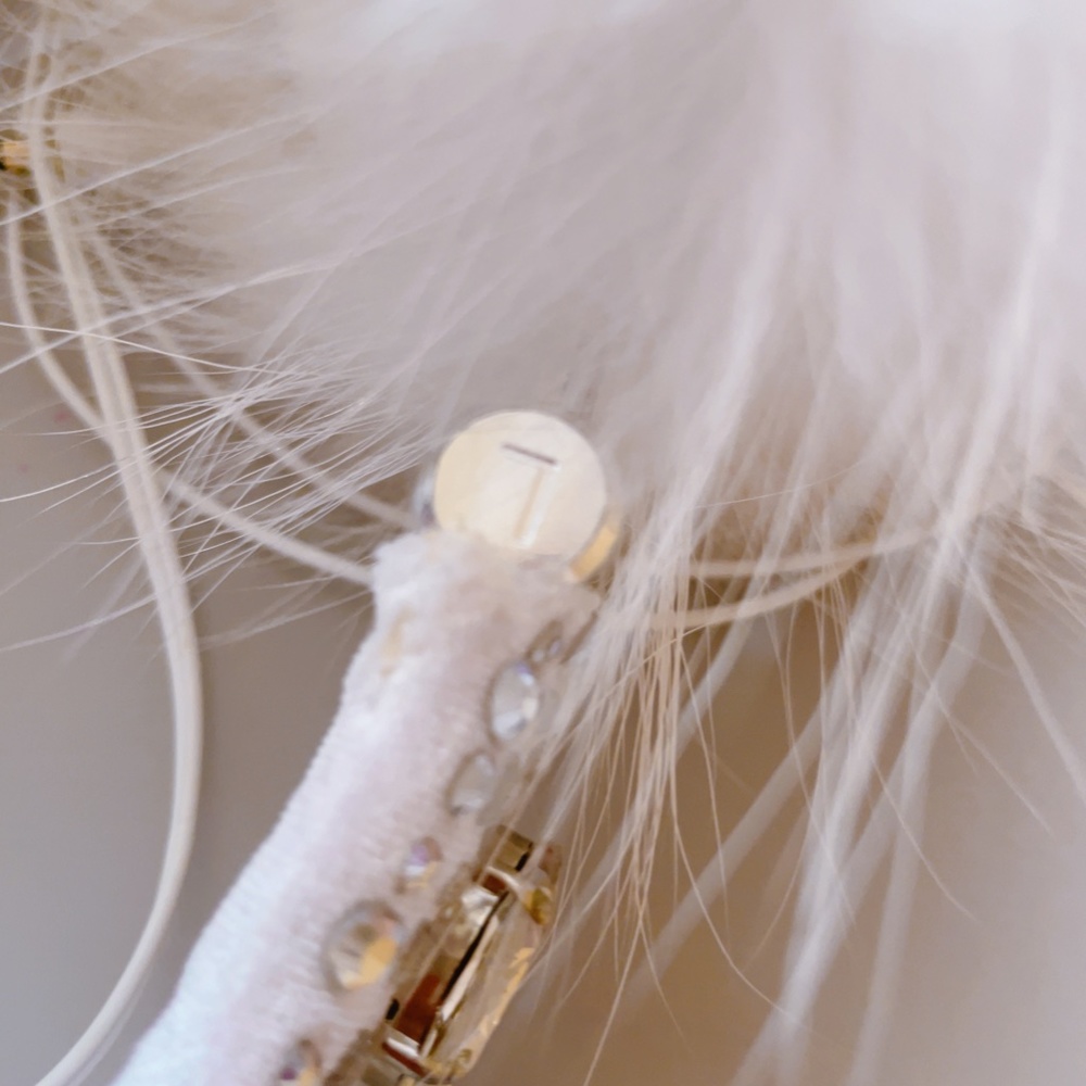 Monnalisa Limited Edition Adjustable Girl's Headphones Natural Fox 6 to14 - Picture 6 of 12